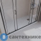 картинка Душевой поддон BelBagno TRAY-MR-UNO-AH-180/80-35-W-CR из искусственного мрамора в комплекте с сифоном с декоративной накладкой (хром)