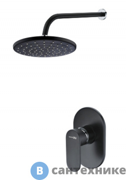 картинка Встраиваемый комплект WasserKRAFT A12777 для душа с верхней душевой насадкой