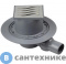 картинка Душевой трап Pestan Confluo Standard Dry 1 13000015 100х100 мм точечный, с сухим затвором, металл с перфорацией Tide (Волна), без рамки, покрытие хром