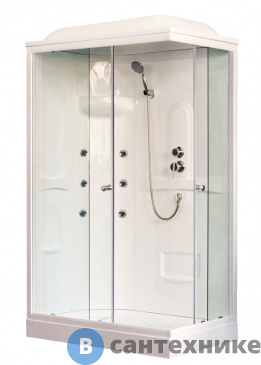 картинка Душевая кабина Royal Bath RB 8120HP2-T L 1200x800x2170 (прозрачное)