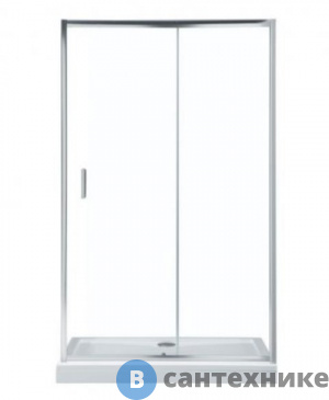 картинка Душевая дверь Aquanet SD-1200A 120*190, стекло 5 мм, прозр (209406)