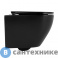 картинка Унитаз подвесной BelBagno COLORATO, чёрный BB062CHR-MB/BB062SC-MB безободковый с сиденьем