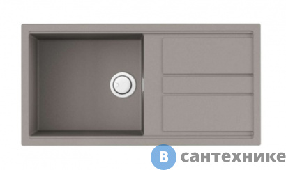 картинка Кухонная мойка OMOIKIRI Kitagawa 100-GR grey (4993788)