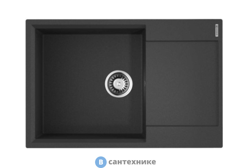 Кухонная мойка OMOIKIRI Daisen-78-LB-BL черный (4993692)