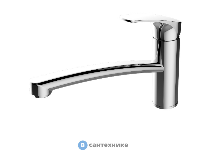 Смеситель Aquanet Static AF330-40С для кухни хром (237446)