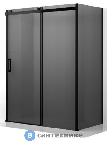 Душевое ограждение Ambassador Benefit 19022203HBB-110HBB (1400х1100х2000), без поддона