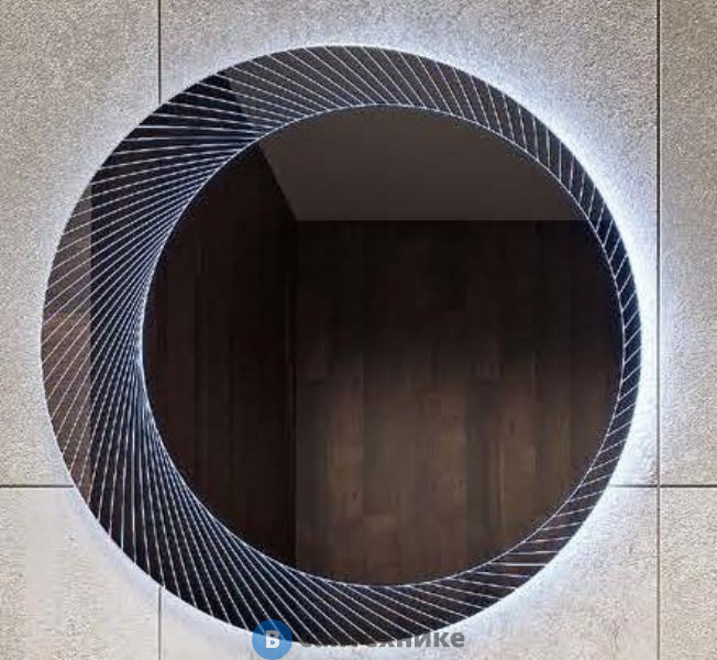 Зеркало Cezares со встроенной LED подсветкой 45053, Диаметр 80 см