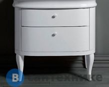 Тумба под раковину SIMAS Lante деревянная LA11, 79,5*46,5*н75 см, белый глянцевый (LAM90 bi)