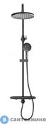 Душевая стойка ROSE R3996T сталь, термостат