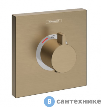 картинка Смеситель Hansgrohe 15760140 ShowerSelect  для душа термостат (внешняя монтажная часть)