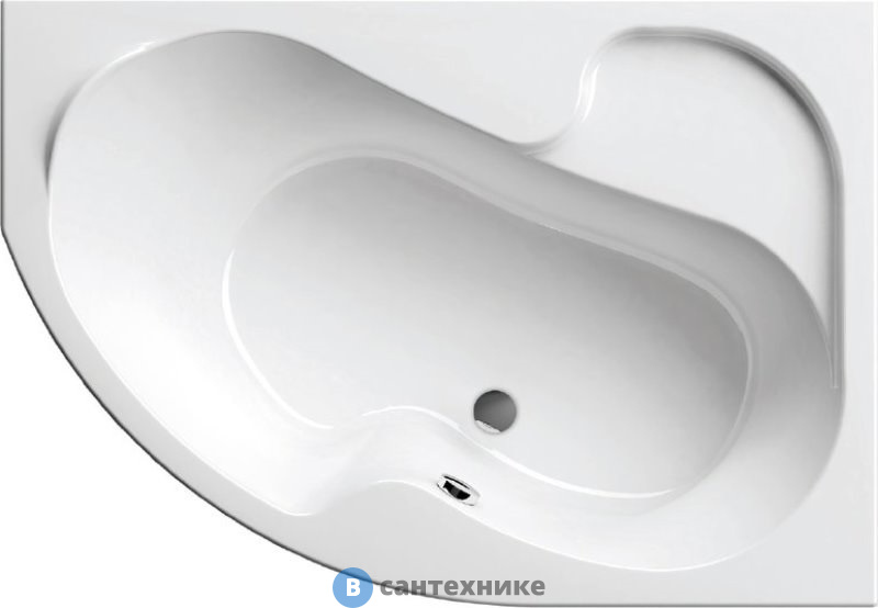 Ванна акриловая Ravak ROSA 150x105 P без гидромассажа (CJ01000000)