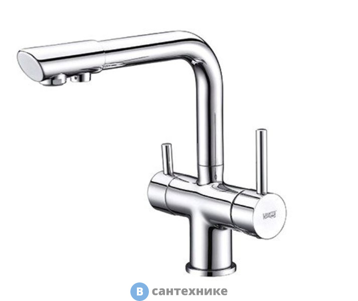 Смеситель WasserKRAFT A8017 для кухни под фильтр латунь, хромоникелевое покрытие