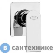 Смеситель Jacuzzi 0TI00410JA00 Twilight встраиваемый для душа на 1 выход, хром