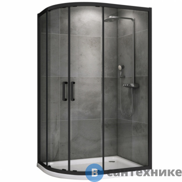 картинка Душевой уголок ABBER Schwarzer Diamant AG01129B 120*90*195, без поддона