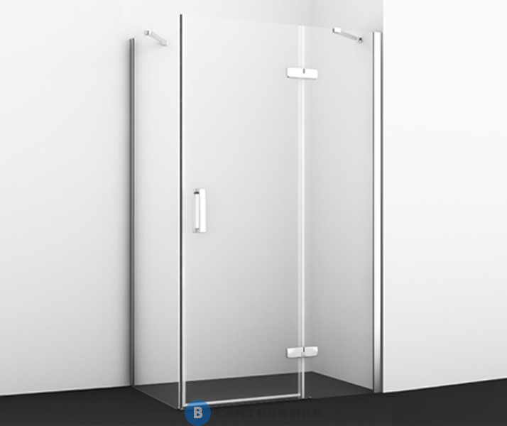 Душевой уголок WasserKRAFT Aller 10H07R, прямоугольник, с правой распашной дверью