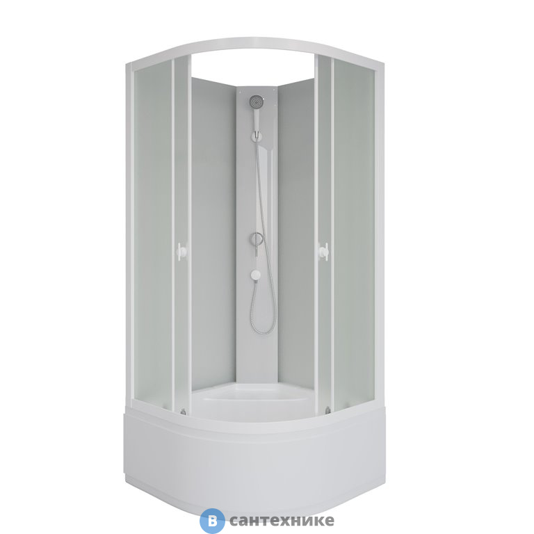 Душевая кабина Niagara Promo P100/40/MT/BK (1000х1000х1950)