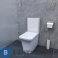 картинка Унитаз с бачком Cerutti ARNO 1222A (620*345*800) безободковый, сиденье с микролифтом (CT7838)