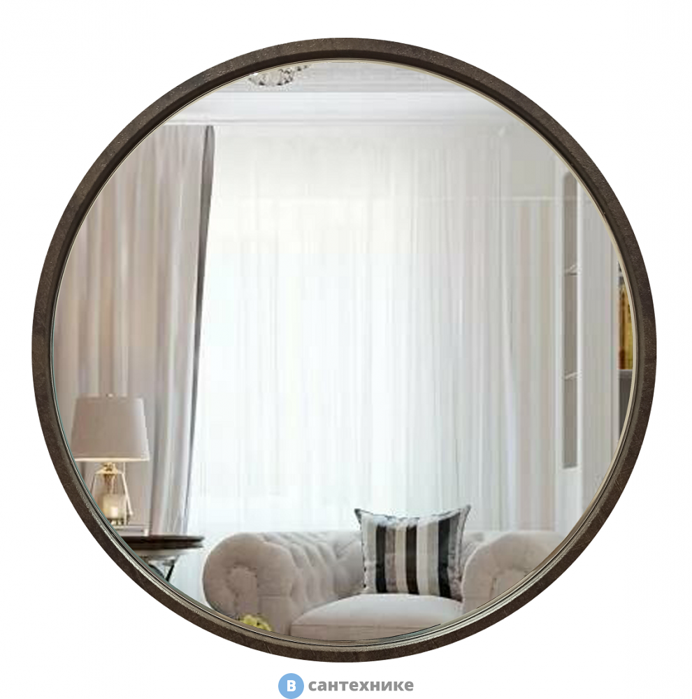 Зеркало CONTINENT Мун d600, коричневый (Б175)