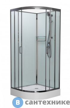 картинка Душевая кабина Frank F400 Brilliant б/к низкий поддон (без крыши)