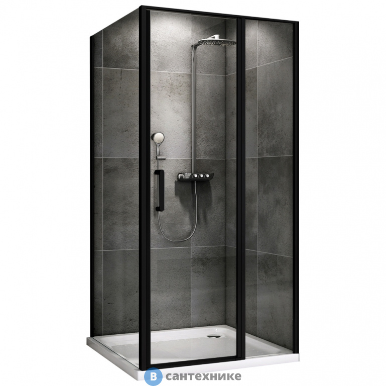 Душевой уголок ABBER Sonnenstrand AG04120BS-S85B 120*85*195, без поддона