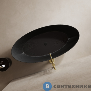картинка Карбоновая ванна ABBER Karbon AK9002-1.8 черная