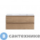 картинка Тумба под раковину Vincea Luka 1000 подвесная, 2 выкатных ящика soft-close, N.Oak (VMC-2L100NO)
