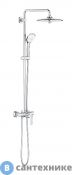 Душевая стойка Grohe 27473002 Euphoria 260 верхний душ, ручной душ (хром)