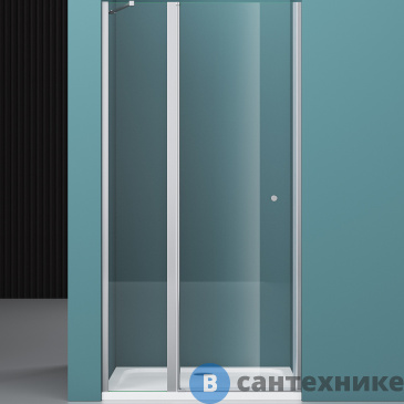 картинка Душевая дверь BelBagno ETNA-60/30-C-Cr без ответного пристенного магнитного профиля