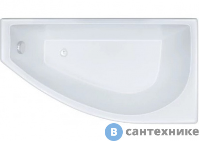 картинка Акриловая ванна Тритон БЕЛЛА 140х76 левая без каркаса (V03O)