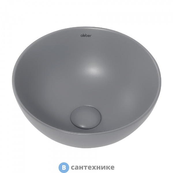 Раковина ABBER Bequem AC2106MG серая матовая накладная