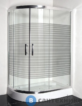 картинка Душевой уголок Primo 206 R белые полосы (1200*800*1960)