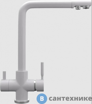 картинка Смеситель для кухни Domaci Солерно UQ-016-04 платина (551845)