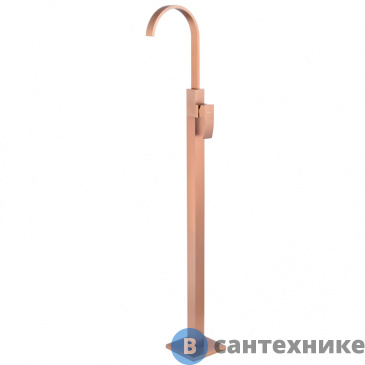 картинка Смеситель ABBER Wasserfall AF8640MRG напольный для раковниы, розовое золото матовое