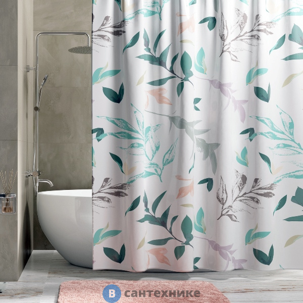 Шторка WasserKRAFT Rossel SC-57101 для ванной