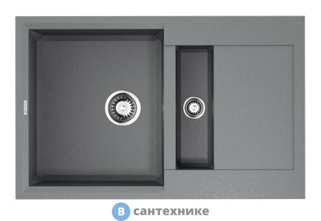 Кухонная мойка OMOIKIRI Sakaime 78-2-GR grey (4993559)