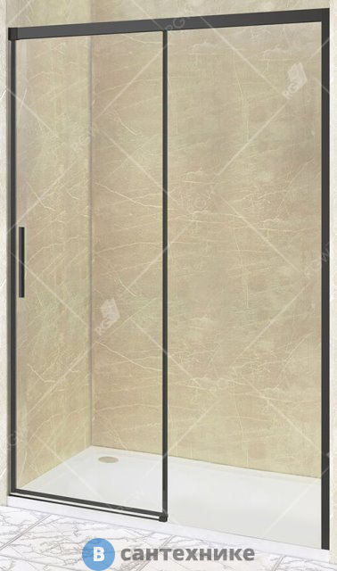 Душевая дверь RGW LE-12-B 130*195 чёрный/прозрачное/6 мм (34121213-14)