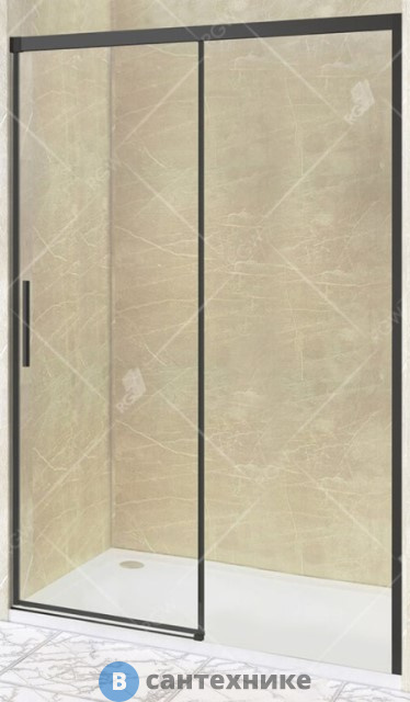 Душевая дверь RGW LE-12-B 200*195 чёрный/прозрачное/6 мм (34121220-14)