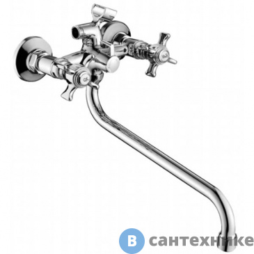 картинка Смеситель Agger Retro-X A1722200 универсальный для ванны, хром