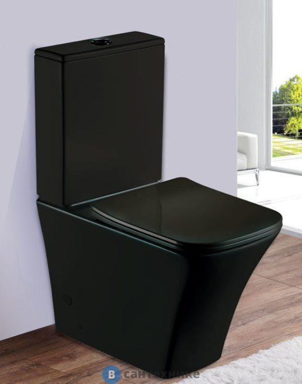 Унитаз-компакт ESBANO CRISAN (Matt Black)