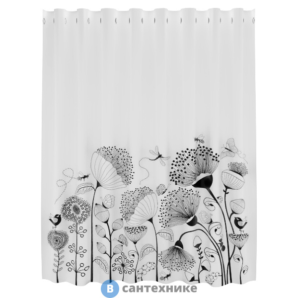 Шторка WasserKRAFT Dill SC-39102 для ванной