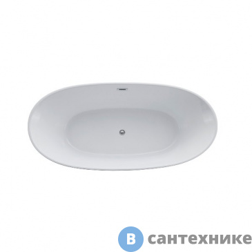 картинка Ванна акриловая Vincea VBT-405-1860, 1860*885*605, слив-перелив в комплекте, хром