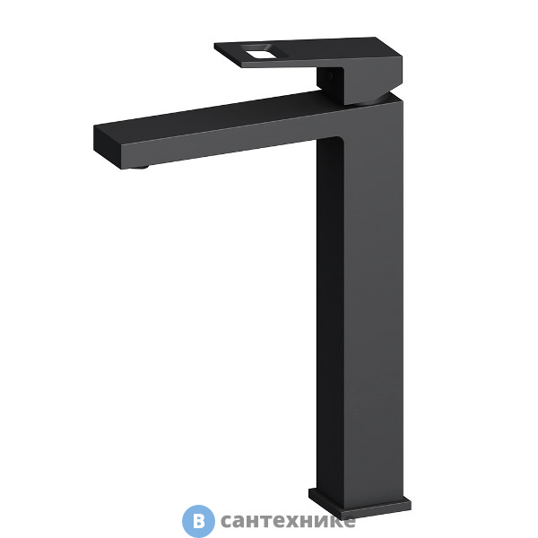 Смеситель Timo Briana 7111/03F для раковины, высокий, черный