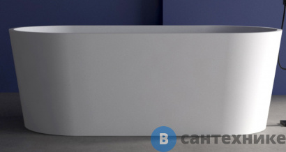 картинка Акриловая ванна ABBER AB9209MW белая матовая