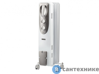 картинка Масляный радиатор Zanussi Espressione ZOH/ES-05WN 1000W (5-секций)