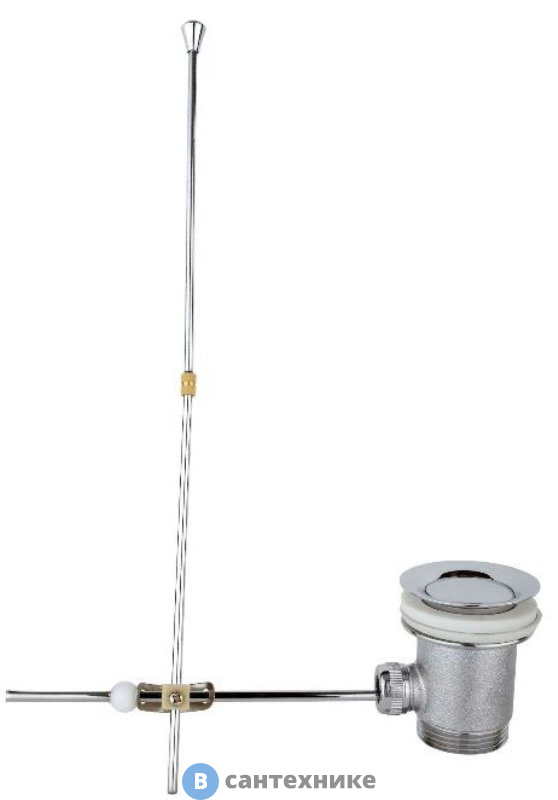 Донный клапан с рычагом Timo метал