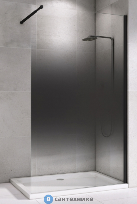 Душевая перегородка ABBER Immer Offen AG69103BS 100х200