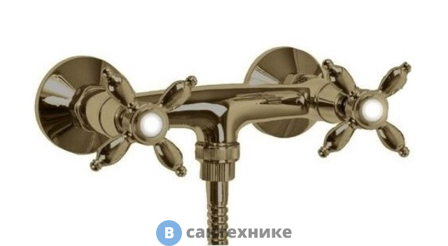 Смеситель Cezares NOSTALGIA-DS-02 для душа бронза, ручки бронза