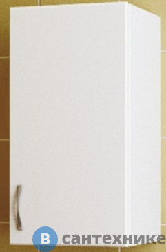 картинка Шкаф навесной MDW вертикальный 400х280х700 белый, правый 1 дверь /1677/