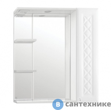 картинка Зеркальный шкаф Style line Канна 750/С люкс (4650134470758)