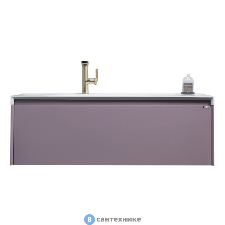 Тумба с раковиной Orans BC-4060-1200L с LED подсветкой, PU034 (1200x500x400)